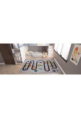 Vroom-Vroom City - Machine-Washable Rug JRC097