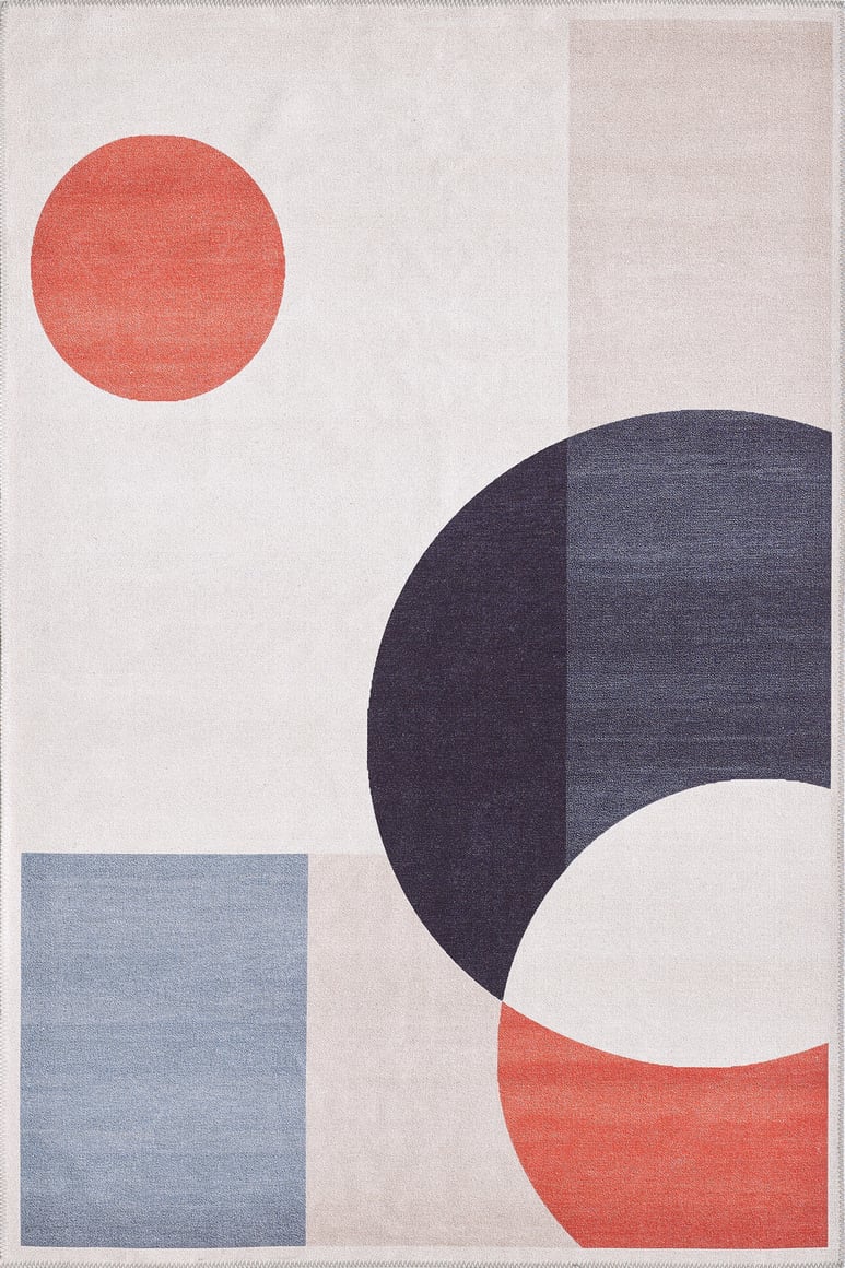 Geometric Zen Modern Washable Rug - MDJ002