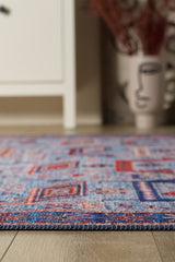 Birdwatcher's Dream Blue Washable Rug - LCC3020