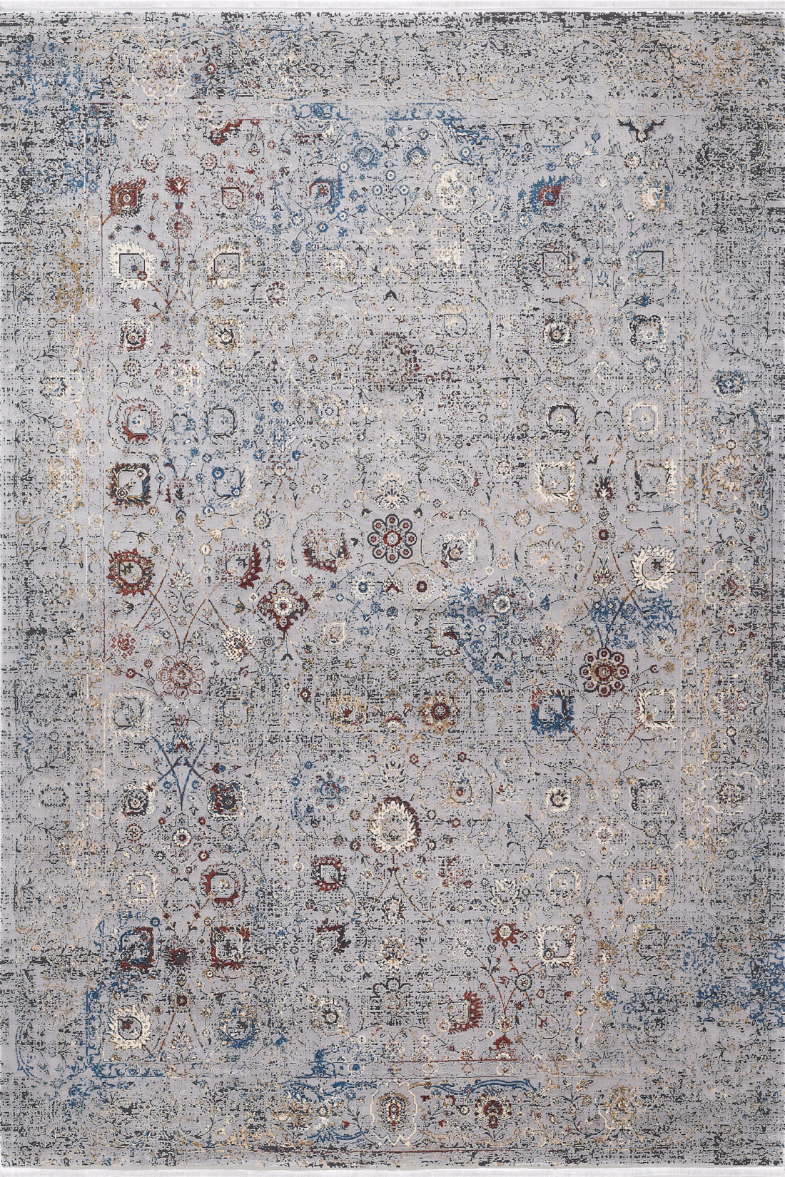 Miniature Elegance Oushak Rug - Grey - 2084F