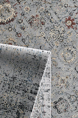 Miniature Elegance Oushak Rug - Grey - 2084F