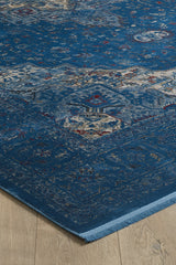 Ethereal Garden Medallion Teppich - Blau - 2222B