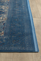 Ethereal Garden Medallion Teppich - Blau - 2222B