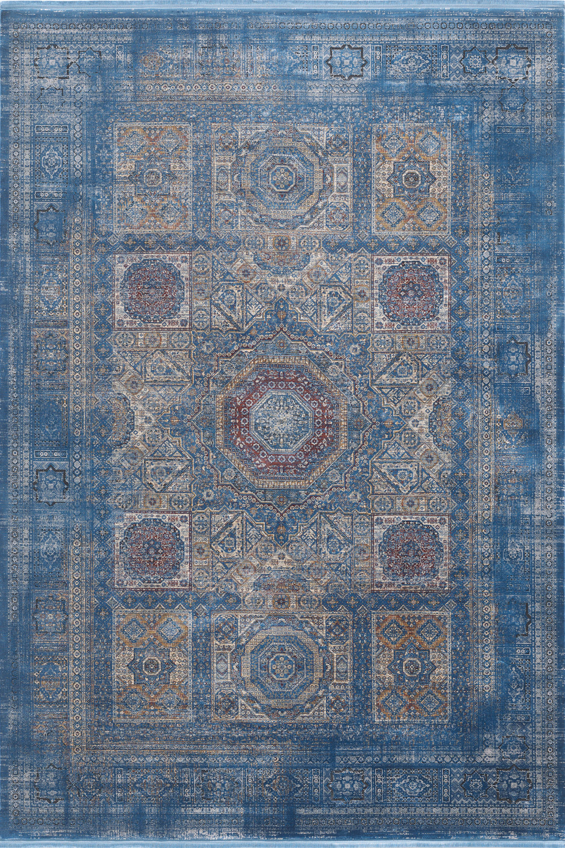 Hidden Treasures Turkish Rug - Azure - 2223B