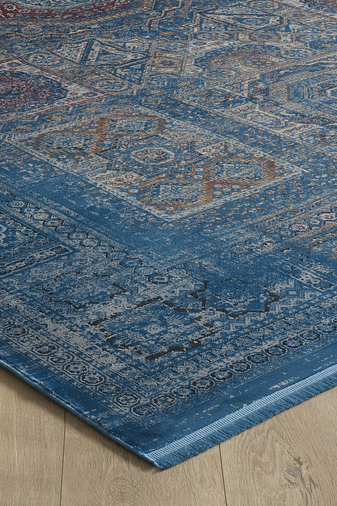 Hidden Treasures Turkish Rug - Azure - 2223B