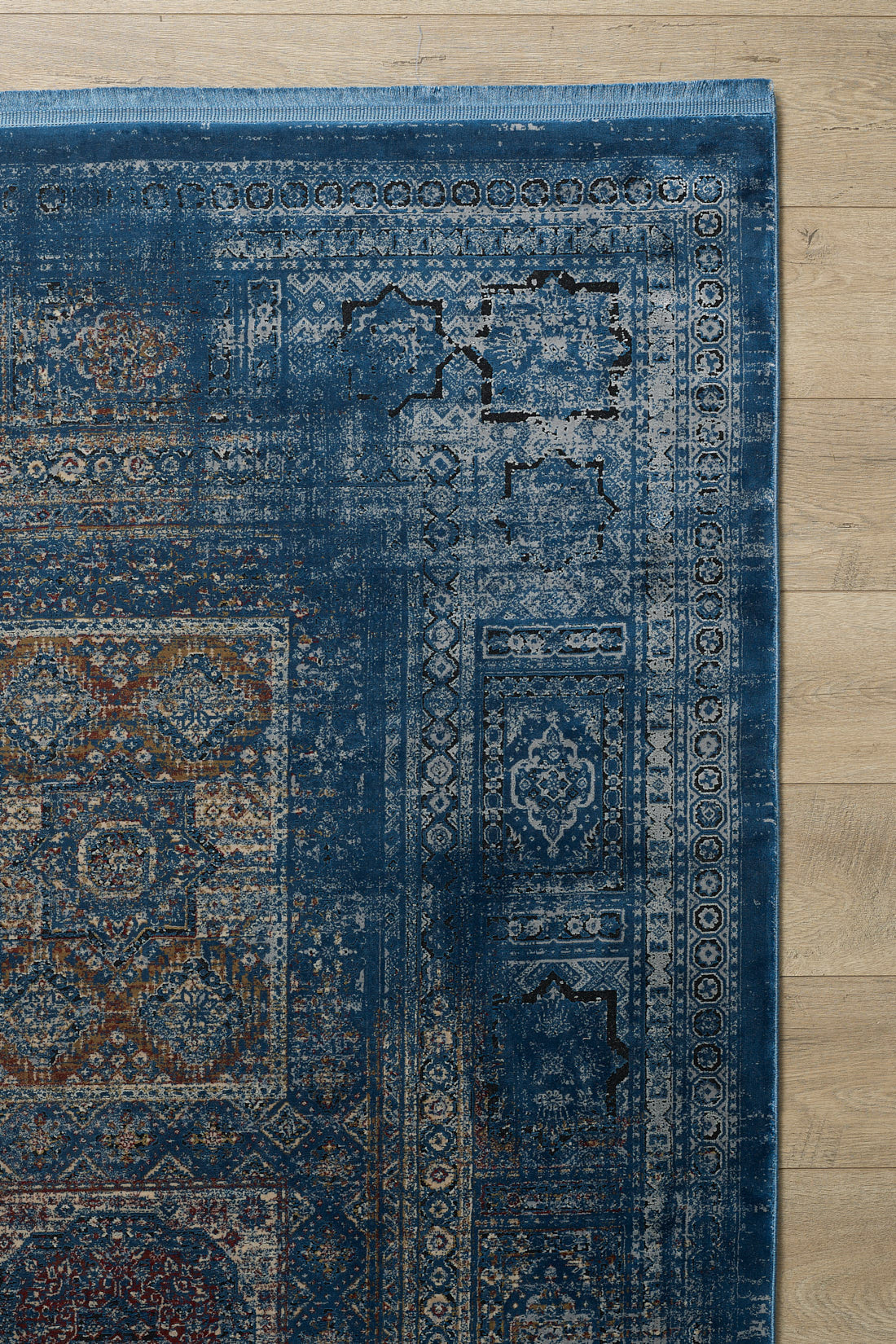 Hidden Treasures Turkish Rug - Azure - 2223B