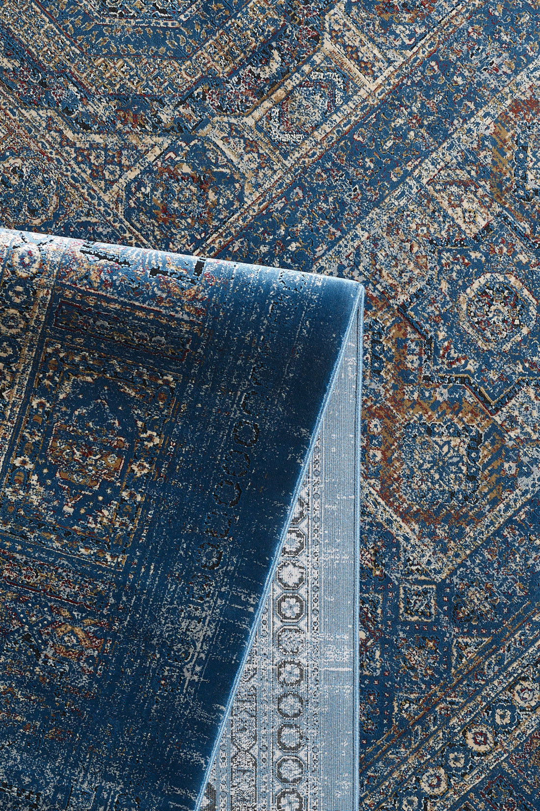 Hidden Treasures Turkish Rug - Azure - 2223B