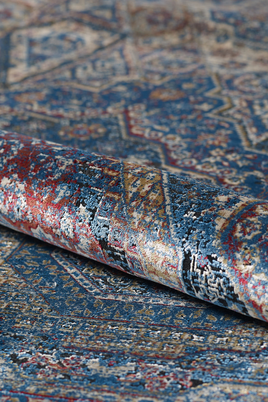 Hidden Treasures Turkish Rug - Azure - 2223B