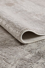 Natural Beige Canvas Abstract Rug - NV003