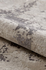 Abstrakter Teppich in gerösteter Mandelform – NV009