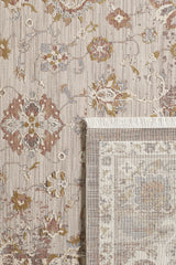 Timeless Petals Oushak Rug - Sand - M621N