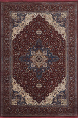 Ethereal Garden Medallion Rug - Burgundy - 2222A