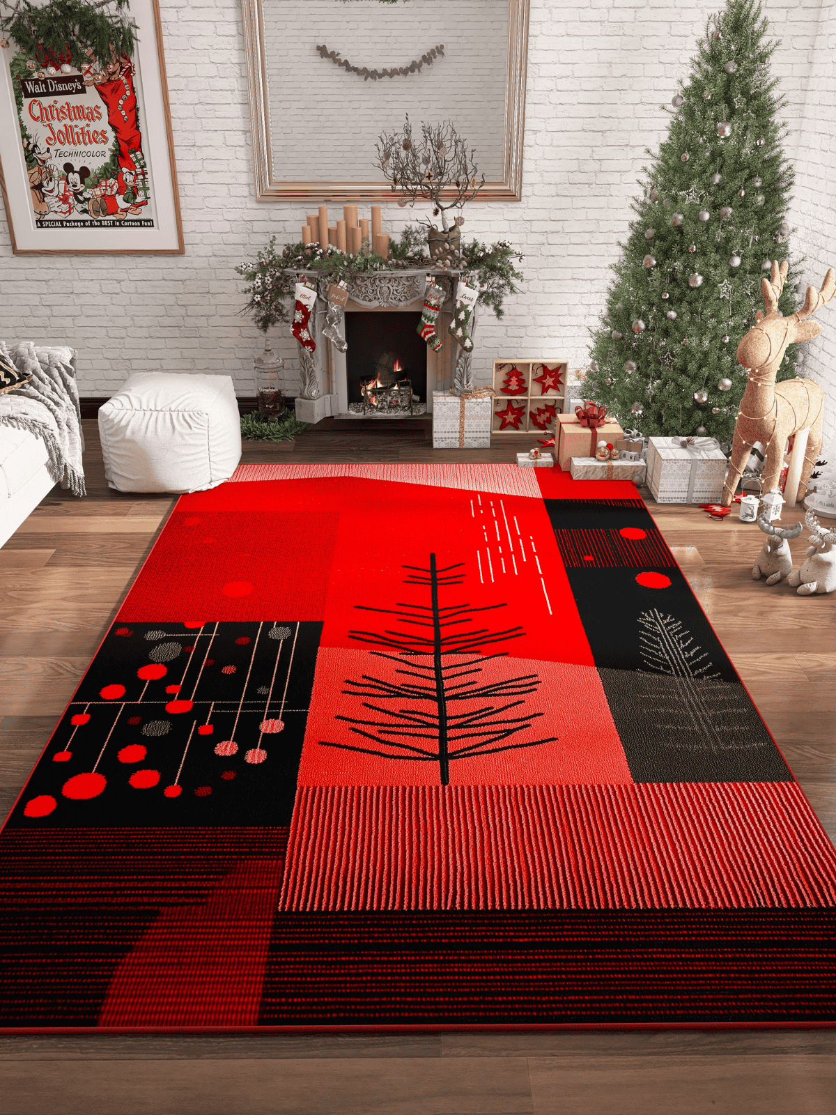 Serene Pines Washable Area Rug - MDJ012