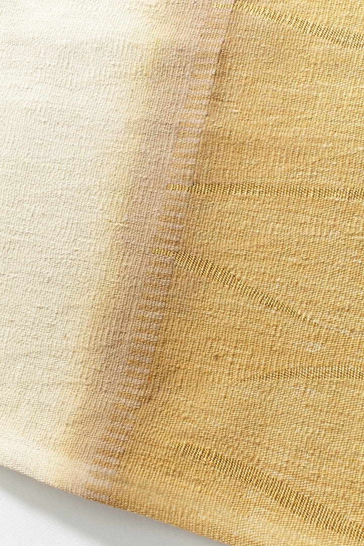 Handwoven rug: "MUSTARD", by Merve Arbedan - Cult Form TheKeep