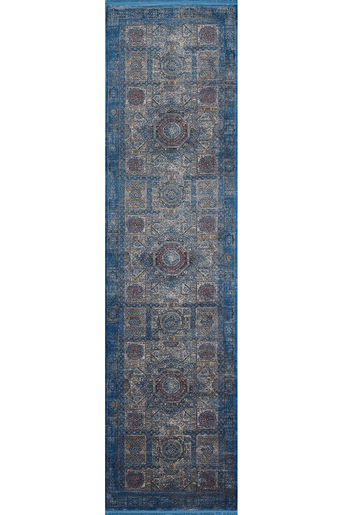 Hidden Treasures Turkish Rug - Azure - 2223B