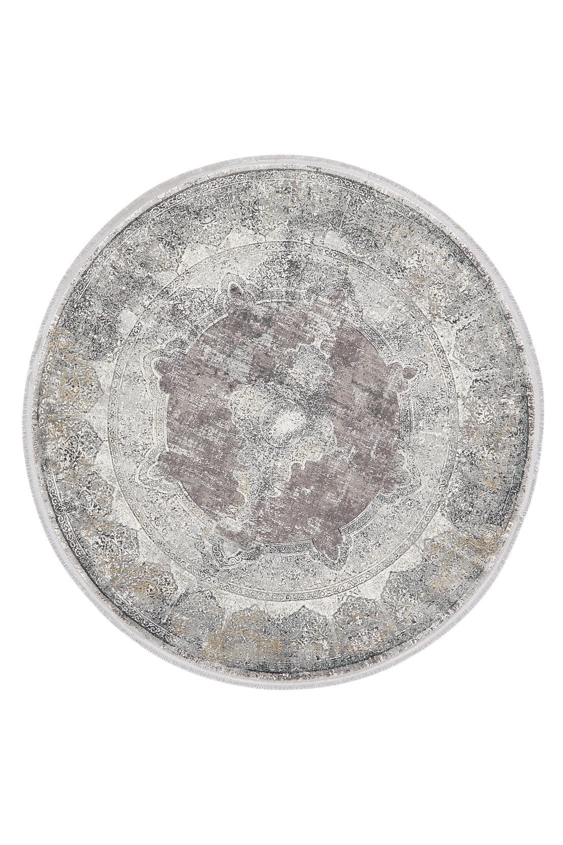 Neo-Medallion Pastel Premium Rug - Ash - MT095