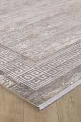 Timeless Remix Bordered Rug - Cream - MT189