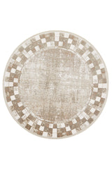 Geometric Latte Premium Rug - M420G