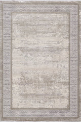 Timeless Remix Bordered Rug - Cream - MT189