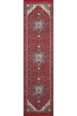 Ethereal Garden Medallion Rug - Burgundy - 2222A