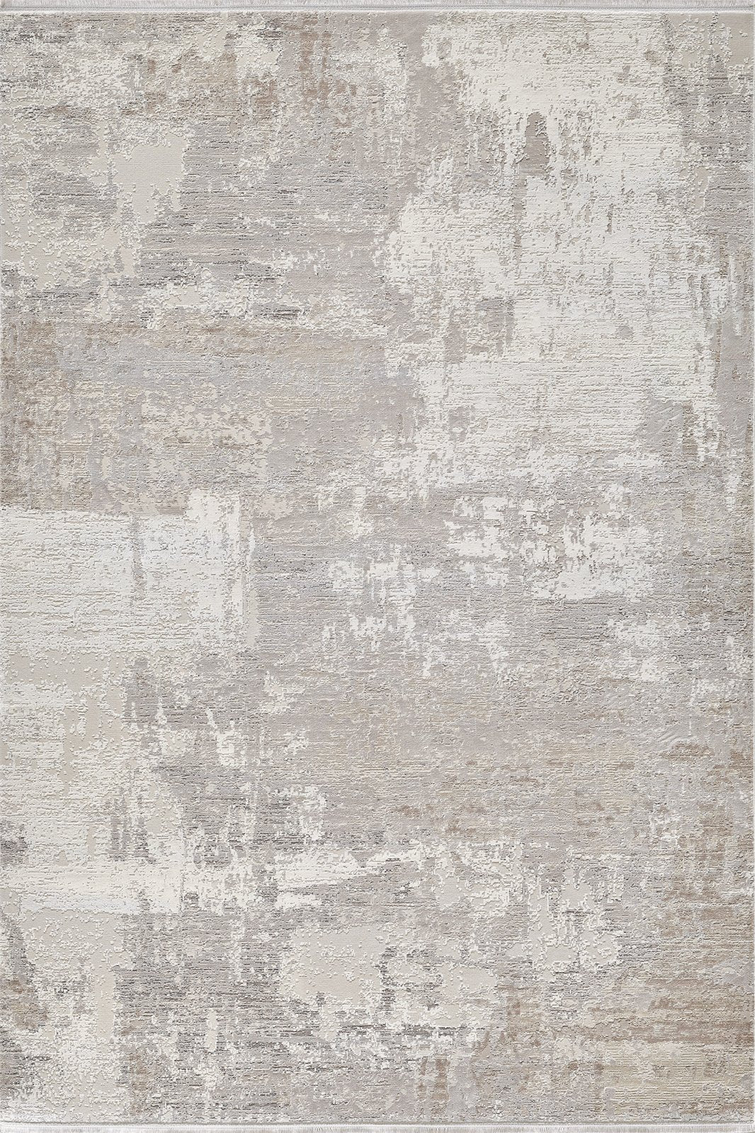 Beiger Zen-Teppich mit abstraktem Muster - NV007