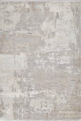 Beiger Zen-Teppich mit abstraktem Muster - NV007