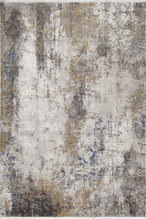 Rustic Brown Palette Abstract Rug - NV010