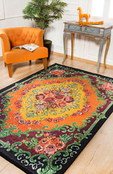 machine-washable-area-rug-Floral-Collection-Multicolor-JR150