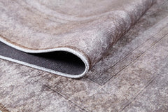 machine-washable-area-rug-Bordered-Modern-Collection-Bronze-Brown-JR1741