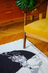 Vegan rug (Double-sided): "SPACE ANIMAL", by Didem Çabukel TheKeep