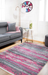 machine-washable-area-rug-Brushed-Modern-Collection-Pink-JR89