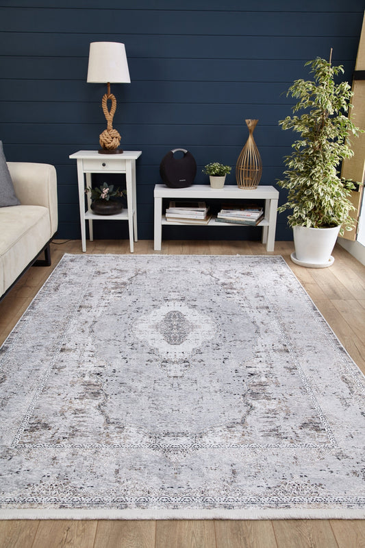 machine-washable-area-rug-Medallion-Collection-Gray-Anthracite-JR1778