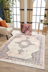 machine-washable-area-rug-Medallion-Collection-Cream-Beige-JR1902