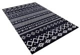 machine-washable-area-rug-Bohemian-Collection-Black-JR887