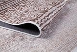 machine-washable-area-rug-Bohemian-Collection-Bronze-Brown-Cream-Beige-JR1586