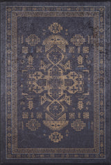 machine-washable-area-rug-Medallion-Tribal-Ethnic-Collection-Black-JR1890