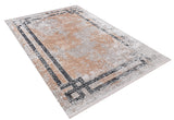 machine-washable-area-rug-Bordered-Modern-Collection-Bronze-Brown-JR1165