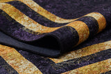 machine-washable-area-rug-Bordered-Modern-Collection-Purple-Yellow-Gold-JR1295