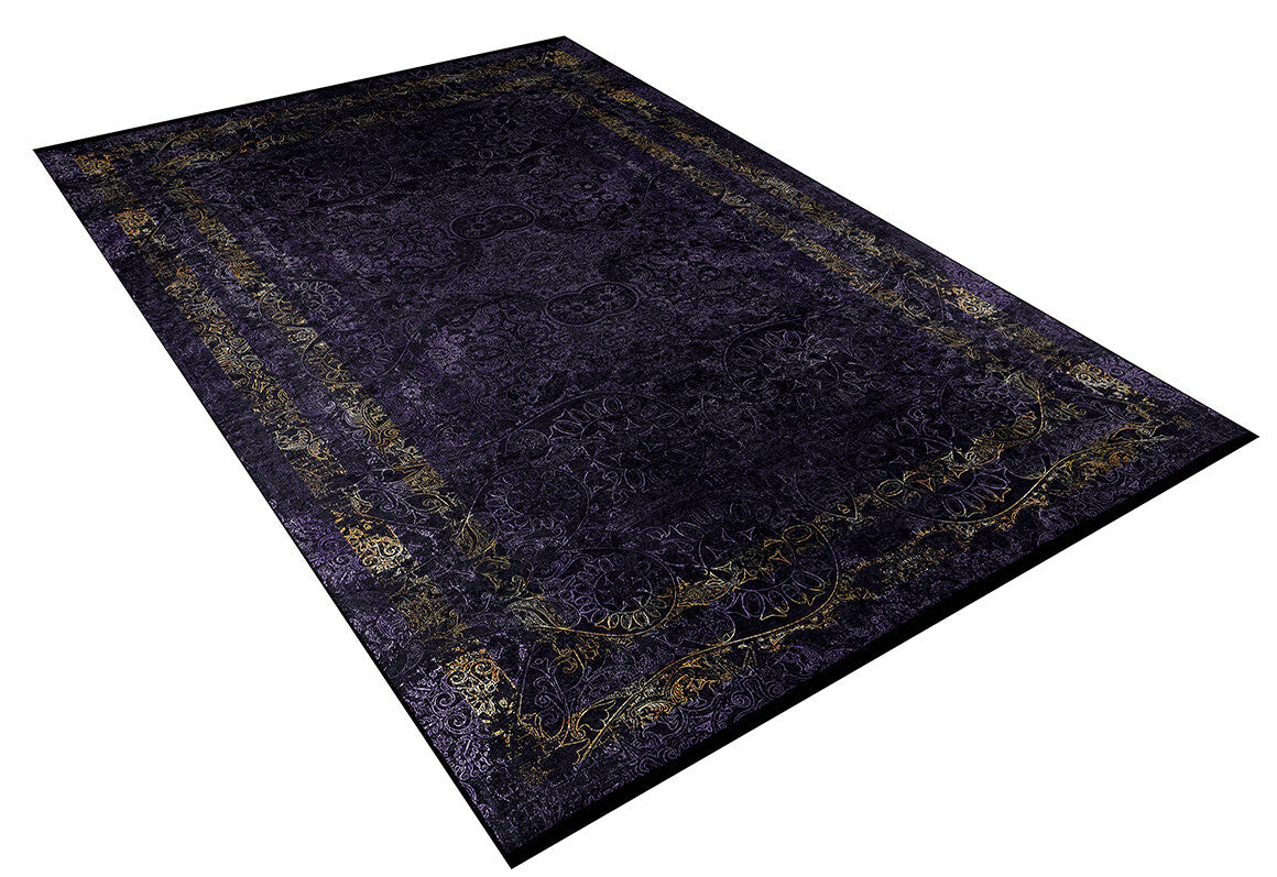 machine-washable-area-rug-Bordered-Modern-Oriantel-Collection-Purple-JR1298