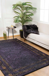 machine-washable-area-rug-Bordered-Modern-Oriantel-Collection-Purple-JR1298