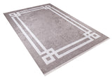 machine-washable-area-rug-Bordered-Modern-Collection-Bronze-Brown-JR599