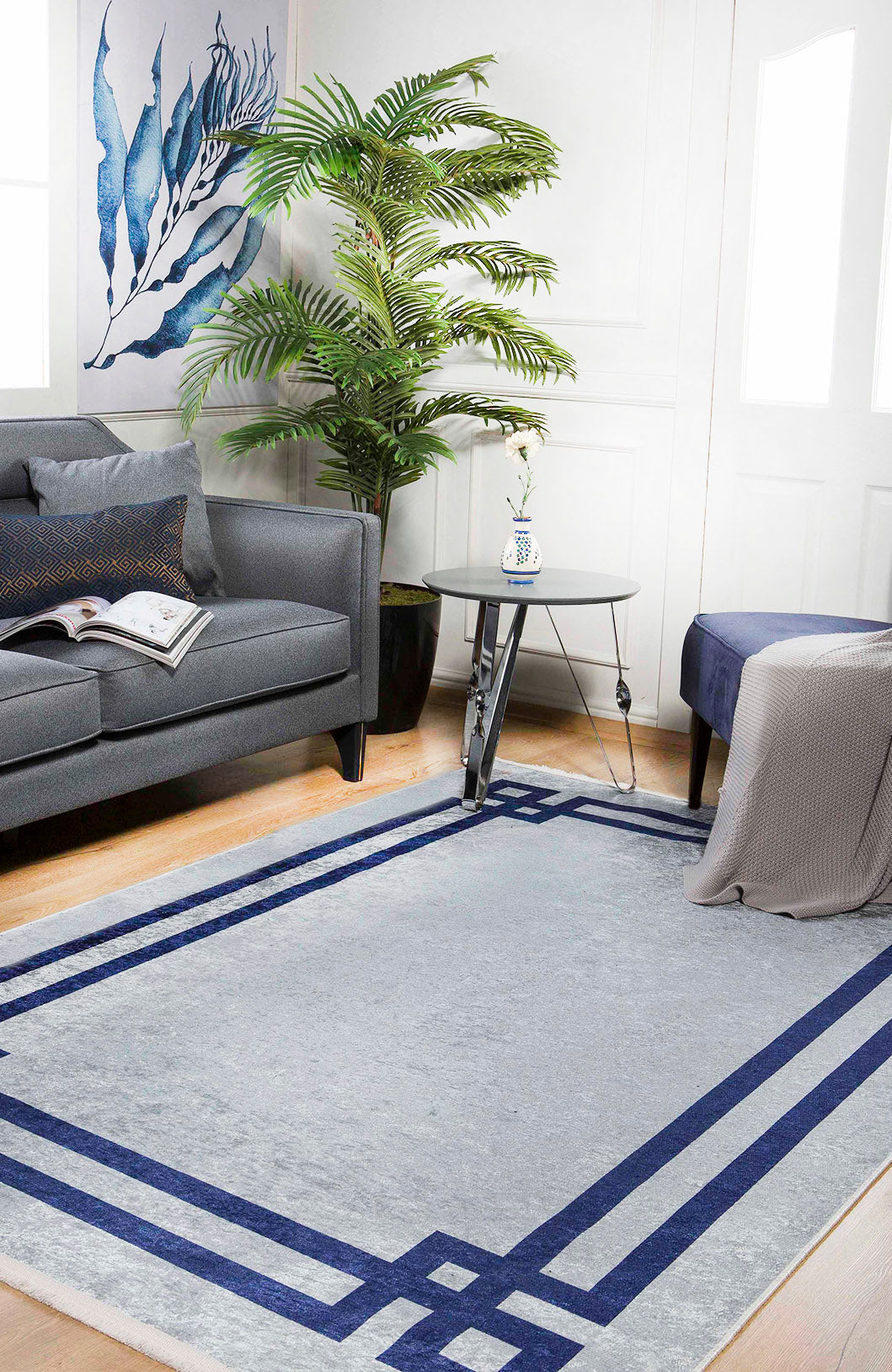 machine-washable-area-rug-Bordered-Modern-Collection-Blue-Gray-Anthracite-JR615