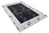 machine-washable-area-rug-Plaid-Modern-Collection-Bronze-Brown-JR1186