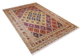 machine-washable-area-rug-Traditional-Collection-Orange-JR44