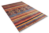 machine-washable-area-rug-Tribal-Ethnic-Stripe-Modern-Collection-Multicolor-Red-JR860