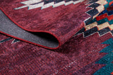 machine-washable-area-rug-Tribal-Ethnic-Collection-Red-JR1680