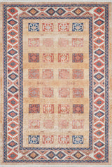 machine-washable-area-rug-Tribal-Ethnic-Modern-Collection-Orange-JR1758