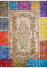 machine-washable-area-rug-Medallion-Vintage-Collection-Multicolor-JR317