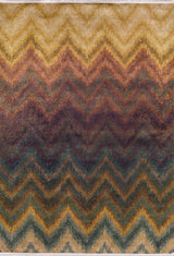 machine-washable-area-rug-Chevron-(v-şekli)-Modern-Collection-Green-Yellow-Gold-JR388