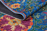 machine-washable-area-rug-Floral-Collection-Blue-JR1358